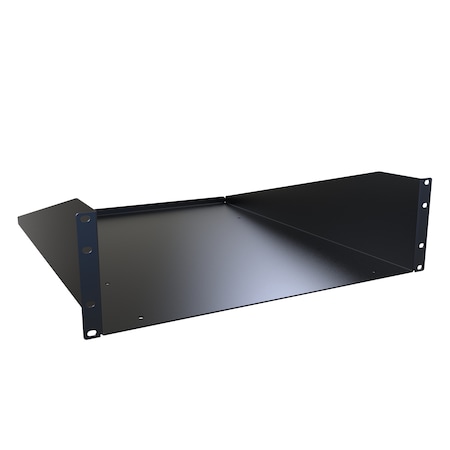 Hammond 3U UNVENTED RACK MOUNT SHELF RASU190522BK1